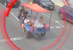 Miraflores: tricicleros informales trasladan a toda velocidad a personas a playas en la Costa Verde
