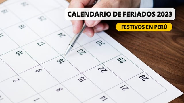 Lo último del calendario de festivos en Perú este, 31 de octubre
