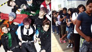 Fanáticas de Super Junior acampan y hacen largas colas por entradas para show en Lima