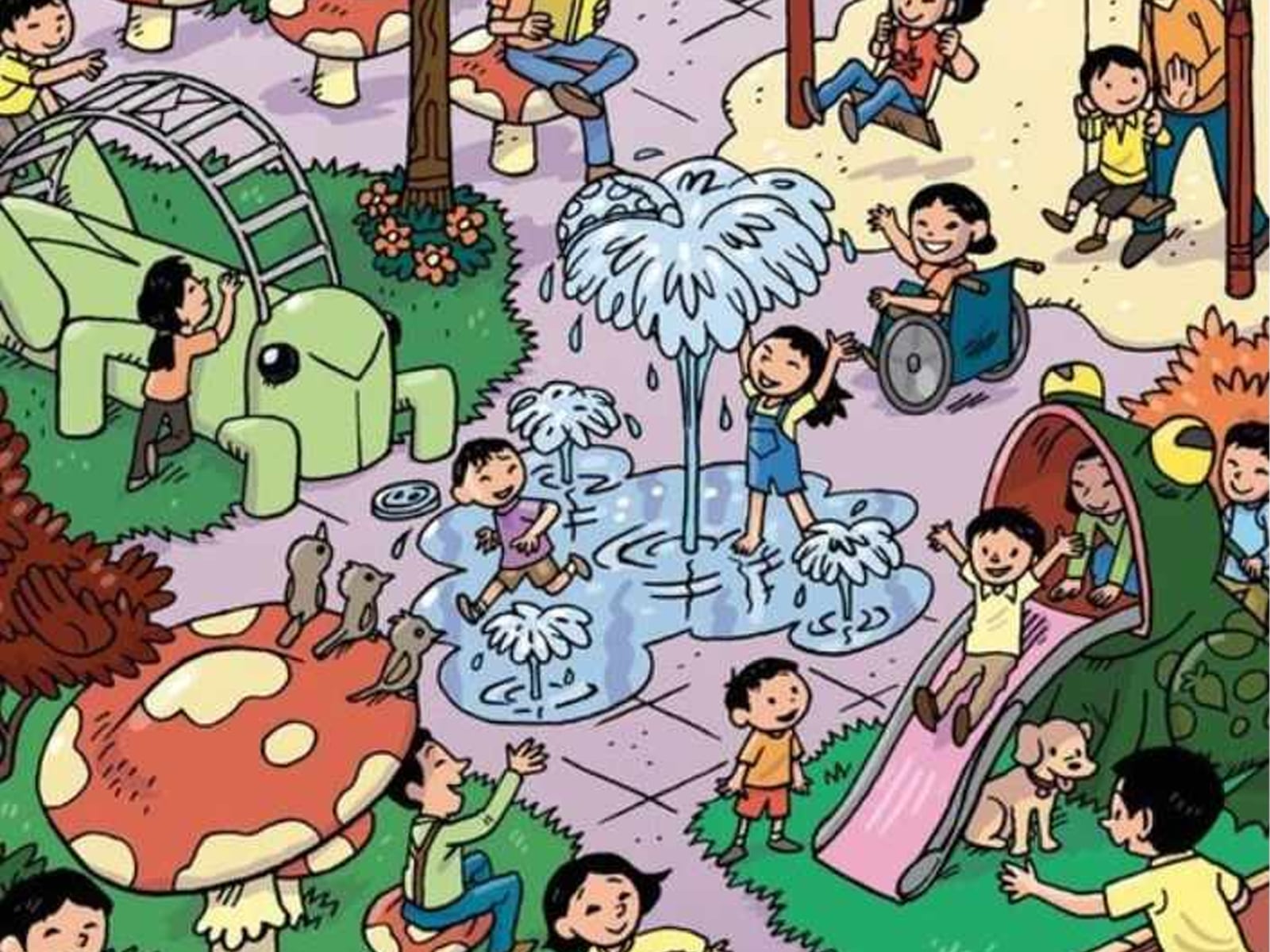 RETO VISUAL | ¿Tienes la agudeza de visión y la inteligencia creativa para encontrar el lápiz escondido en este rompecabezas con imágenes? ¿Podrás encontrar el lápiz escondido en el bullicioso parque infantil?