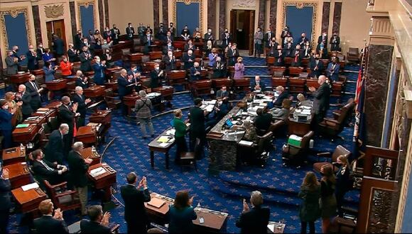 El Senado de Estados Unidos revela acuerdo sobre inmigración y ayuda a Ucrania en su guerra contra Rusia. (Foto referencial de AP)