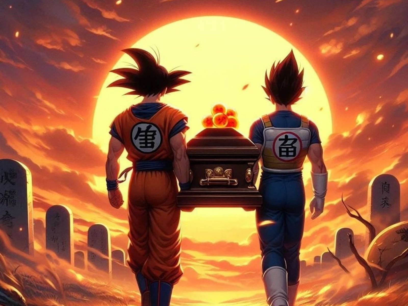 Las emotivas ilustraciones con las que fans dicen adiós a Akira Toriyama, creador de Dragon Ball. (Instagram @fitness771)
