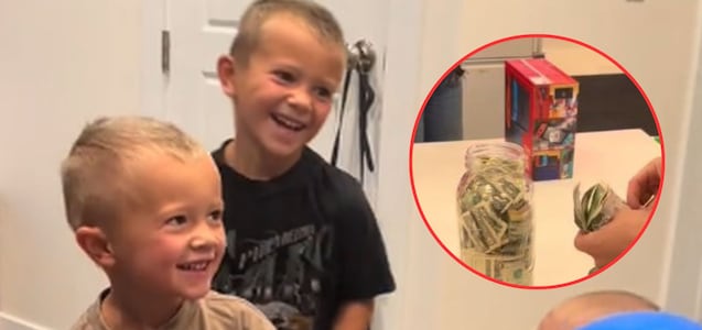 Los pequeños hermanos de Utah que ahorraron durante 2 años para comprar una consola de videojuegos