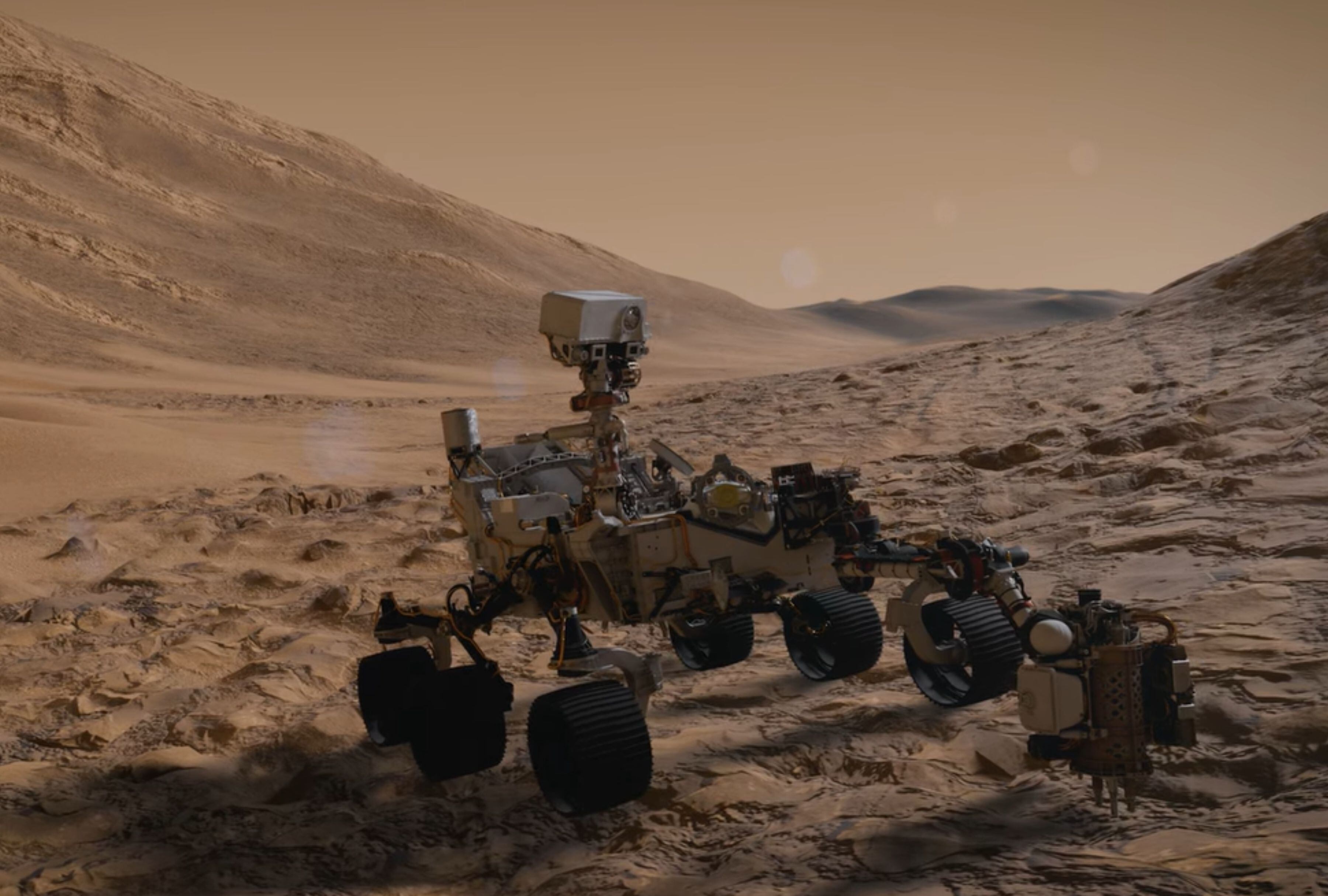 La NASA anuncia el descubrimiento de signos de vida antigua en Marte a través del róver Perseverance. (Foto: NASA)