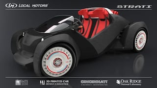 VIDEO: Strati, el primer auto fabricado con impresora 3D