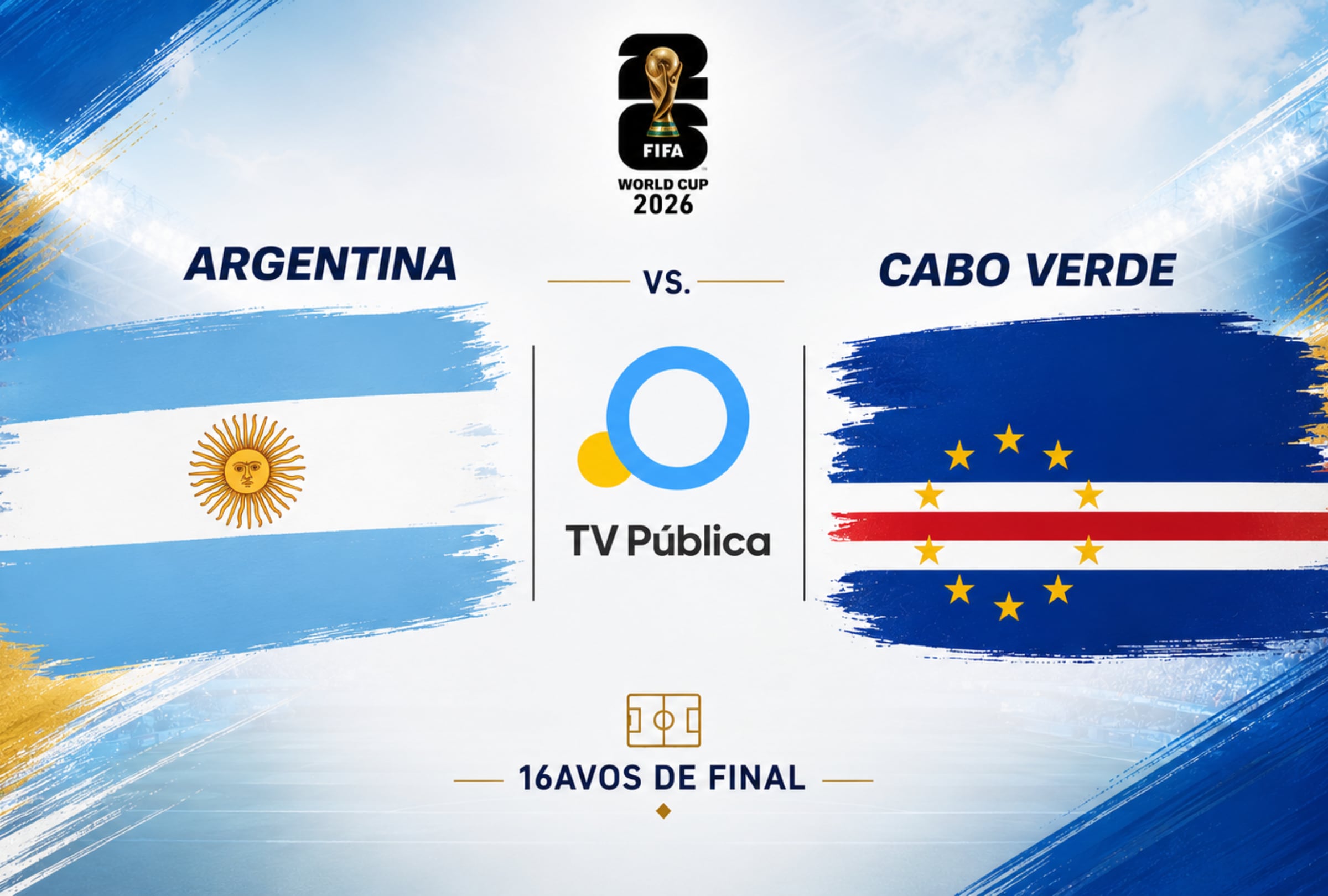TV Pública EN VIVO por Internet - dónde ver partido Argentina vs. Cabo Verde, con Messi, por Fútbol TV y Canal 7 Online