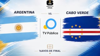 TV Pública (Canal 7) transmitió el juego entre Argentina 2-1 Cabo Verde por los 16vos de final del Mundial 2026