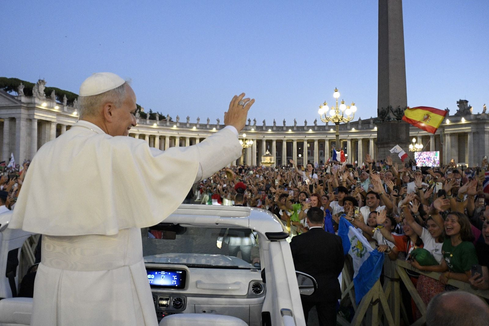 El papa en la misa del jubleo del 29 de julio. (Foto: VATICAN MEDIA / AFP)