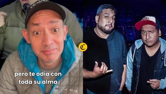 Christian Ysla responde a Jorge Luna y Ricardo Mendoza: "No te detesto, son humoristas talentosos" | Foto: Instagram / TikTok / Composición EC