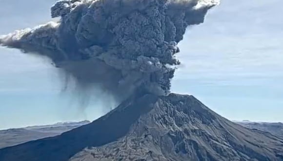 Autoridades locales registraron la explosión más fuerte del Volcán Ubinas. (Foto: Ingemmet)