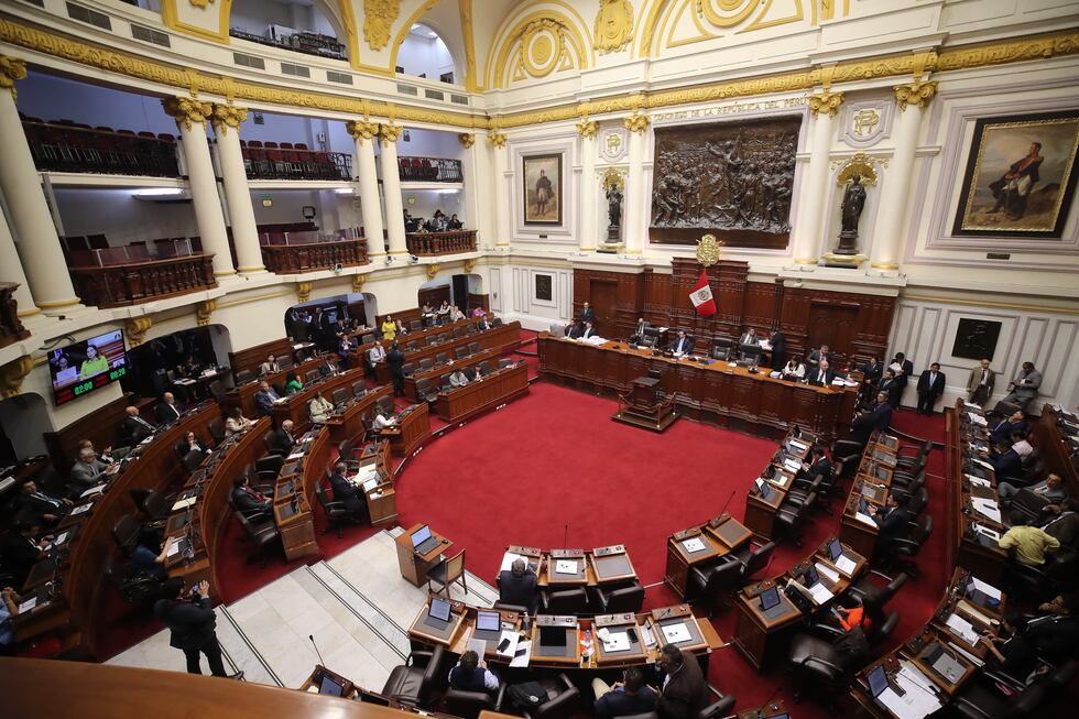 Congreso aprueba fórmula para garantizar transparencia en los resultados electorales. (Foto: Antonio Melgarejo/ @photo.gec)