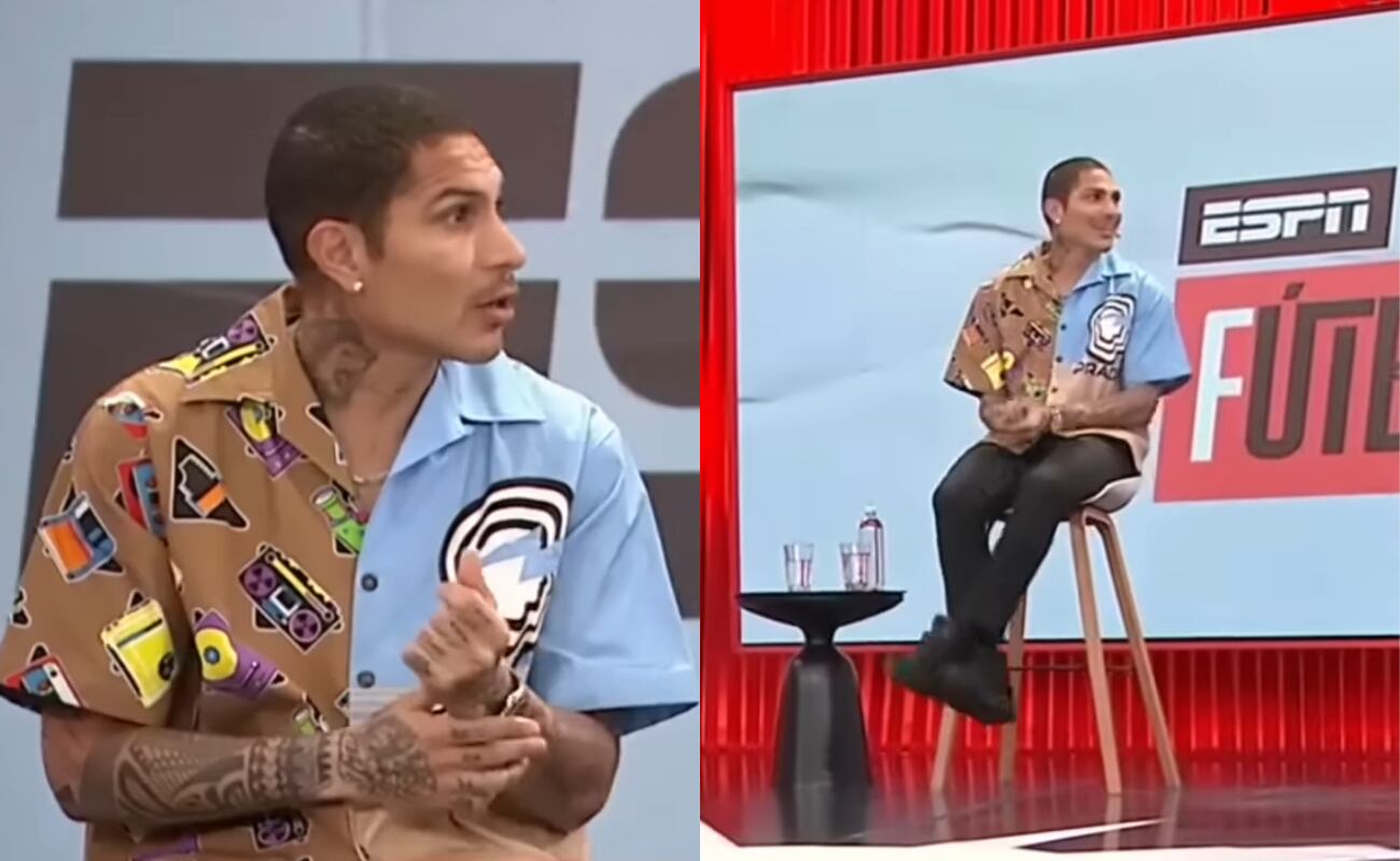 Paolo Guerrero durante la entrevista en ESPN.
(Foto: ESPN)