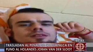 Trasladan a Joran Van der Sloot al penal de Challapalca