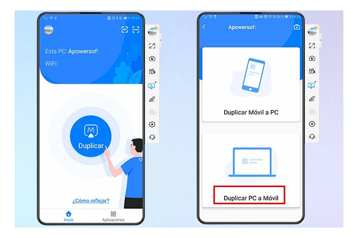 De esta manera podrás duplicar la pantalla de tu laptop o PC en el smartphone. (Foto: ApowerSoft)