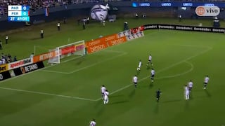 Perú vs. Paraguay: Paolo Guerrero estrelló su remate en el palo que pudo ser el gol del triunfo | VIDEO
