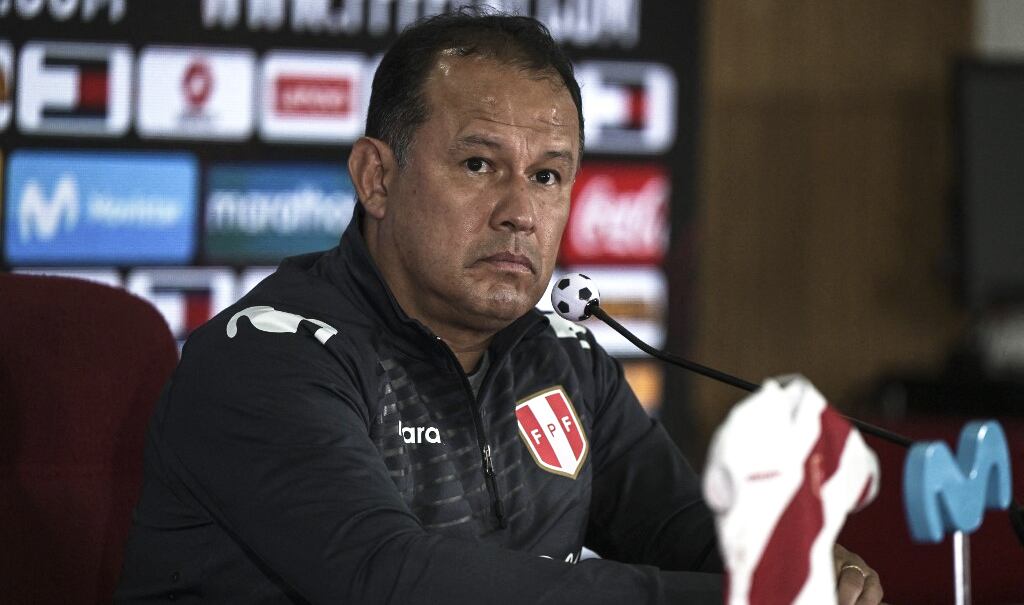 Juan Reynoso, técnico de la Selección Peruana desde agosto de 2022 (Foto: AFP).