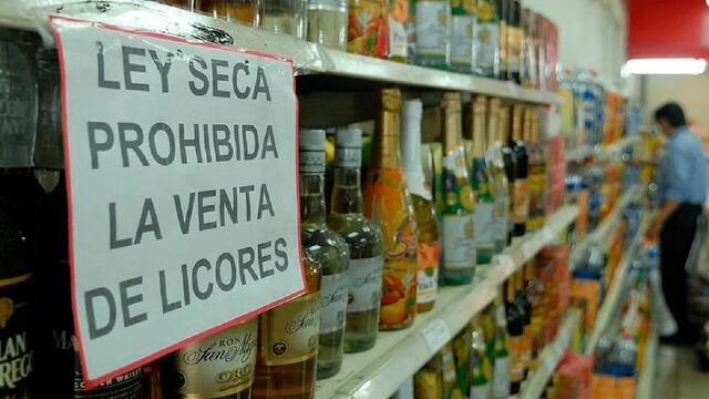 ¿Cuándo y a qué hora inicia la ley seca y cuál es la multa por no cumplirla?