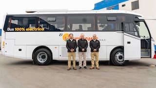 Minera Poderosa recibe primer bus eléctrico para transporte de personal