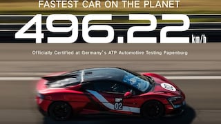El BYD Yangwang U9 Xtreme destronó al Bugatti Chiron Supersport y se convirtió en el carro más rápido del mundo con casi 500 km/h