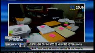 Vilcabamba: falsificaban documentos de obras municipales