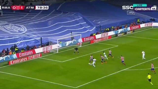 Golazo de Rodrygo para el 1-1 de Real Madrid vs. Atlético por la Copa del Rey | VIDEO
