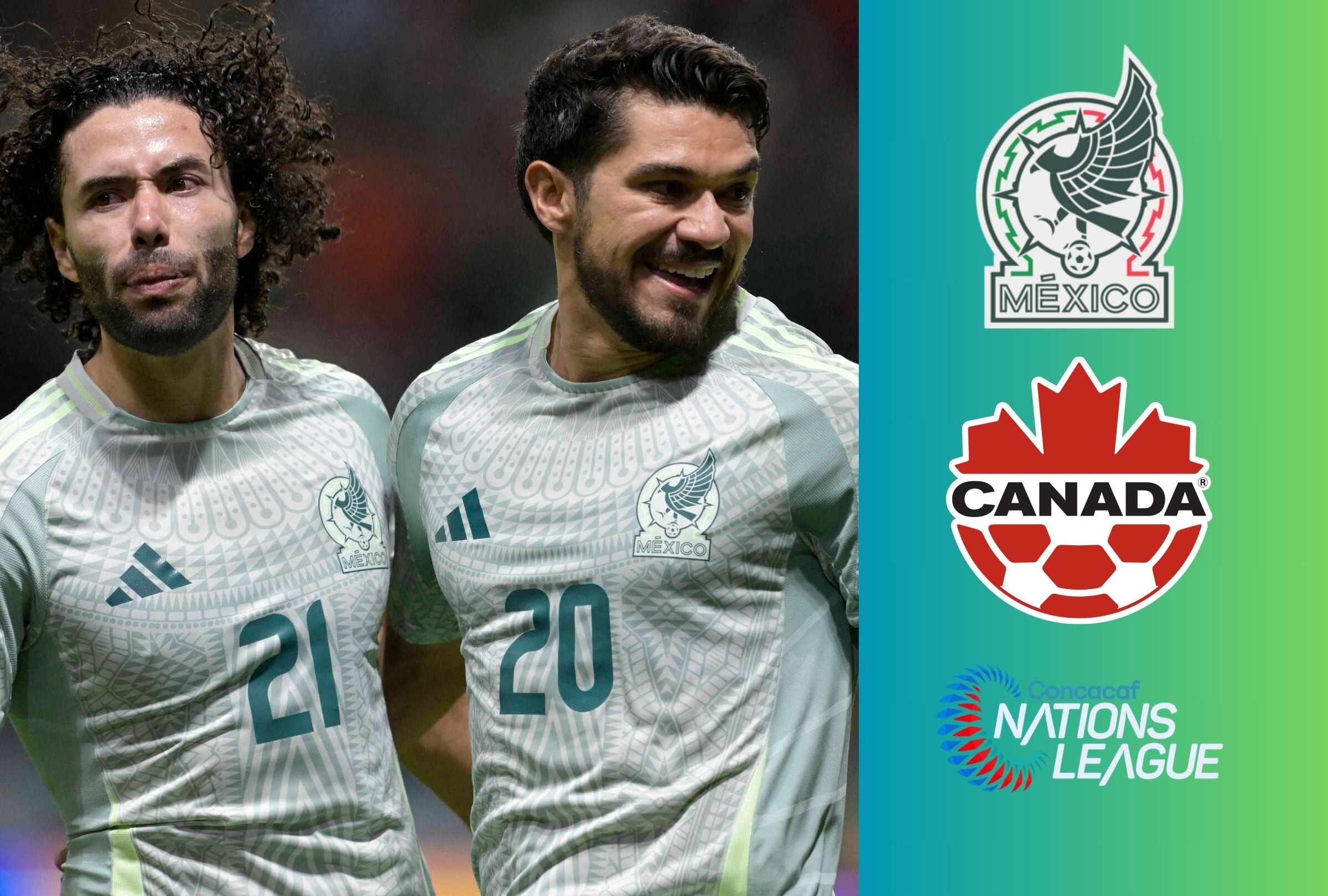 México juega con Canadá en el SoFi Stadium de Inglewoord, California, por el Final Four de la Concacaf este jueves 20 de marzo. (Foto: Composición Mag)