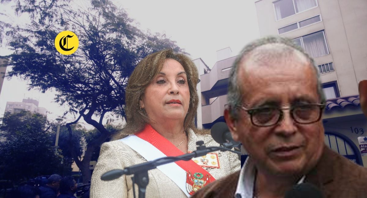 Dina Boluarte y Nicanor Boluarte. Allanaron vivienda del hermano presidencial.