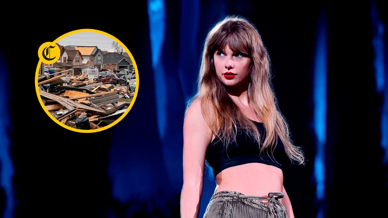 Taylor Swift realiza millonario donativo para víctimas de tornados en Tennessee, Estados Unidos | Foto: Facebook de Taylor Swift / Composición EC