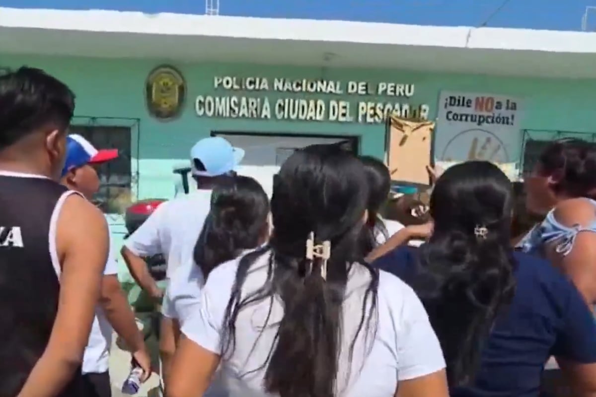 Joven gestante falleció tras golpiza y su pareja quedó bajo custodia policial. (Foto: Captura/América TV)