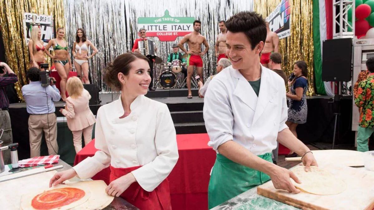 Ya en su barrio Little Italy, Nikki se reencuentra con su amigo de infancia Leo. El amor nace entre ellos (Foto: Firsttake Entertainment)