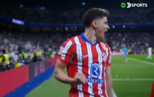 Gol Julián Álvarez hoy: Atlético vs Real Madrid por LaLiga | VIDEO