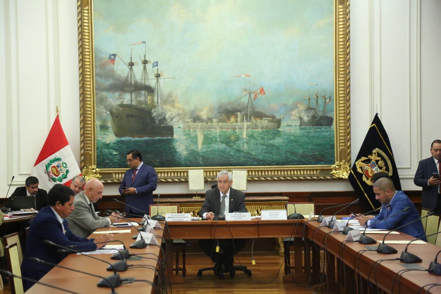 La comisión especial de selección de candidatos para el Tribunal Constitucional sesionó el último jueves 21. (Foto: Congreso de la República)