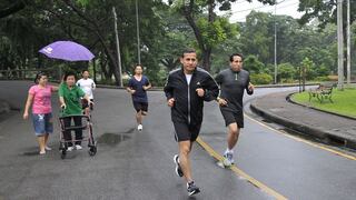 FOTOS: Ollanta Humala corrió por las calles de Bangkok en su primer día de visita oficial