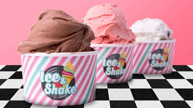 Degusta deliciosos helados con Ice & Shake