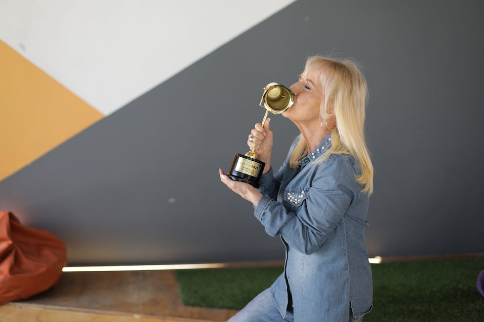 Regina Alcóver, ganadora del Premio Luces a la Trayectoria 2023. (Foto: Anthony Niño de Guzmán)