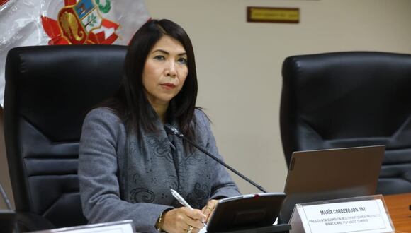 Comisión de Ética aprueba informe que recomienda suspensión de legisladora María Cordero Jon Tay por 120 días.