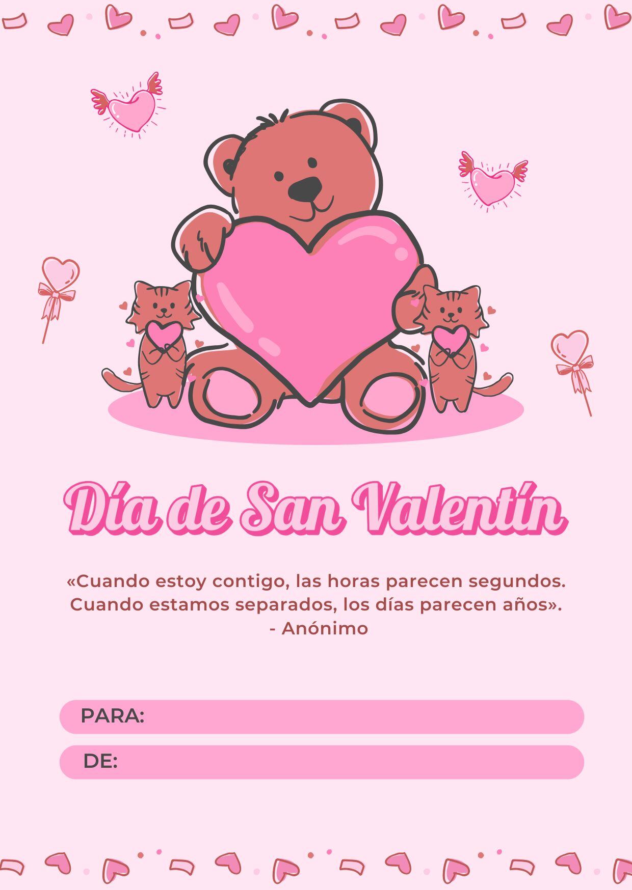 «Cuando estoy contigo, las horas parecen segundos. Cuando estamos separados, los días parecen años». - Anónimo. | Crédito: Canva / Composición Mag