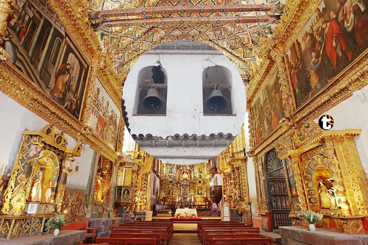 A la iglesia de San Pedro Apóstol de Andahuaylillas se la ha llamado 'la Capilla Sixtina de América'. Foto: Juan Sequeiros.