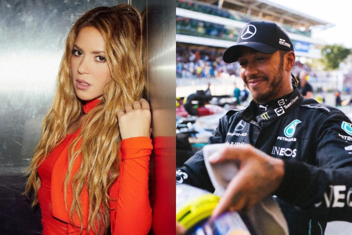 Los rumores sobre Shakira y Hamilton aumentan por fotografías como la que subió la cantante colombiana en un estudio de grabación (Foto: Shakira / Lewis Hamilton / Instagram )