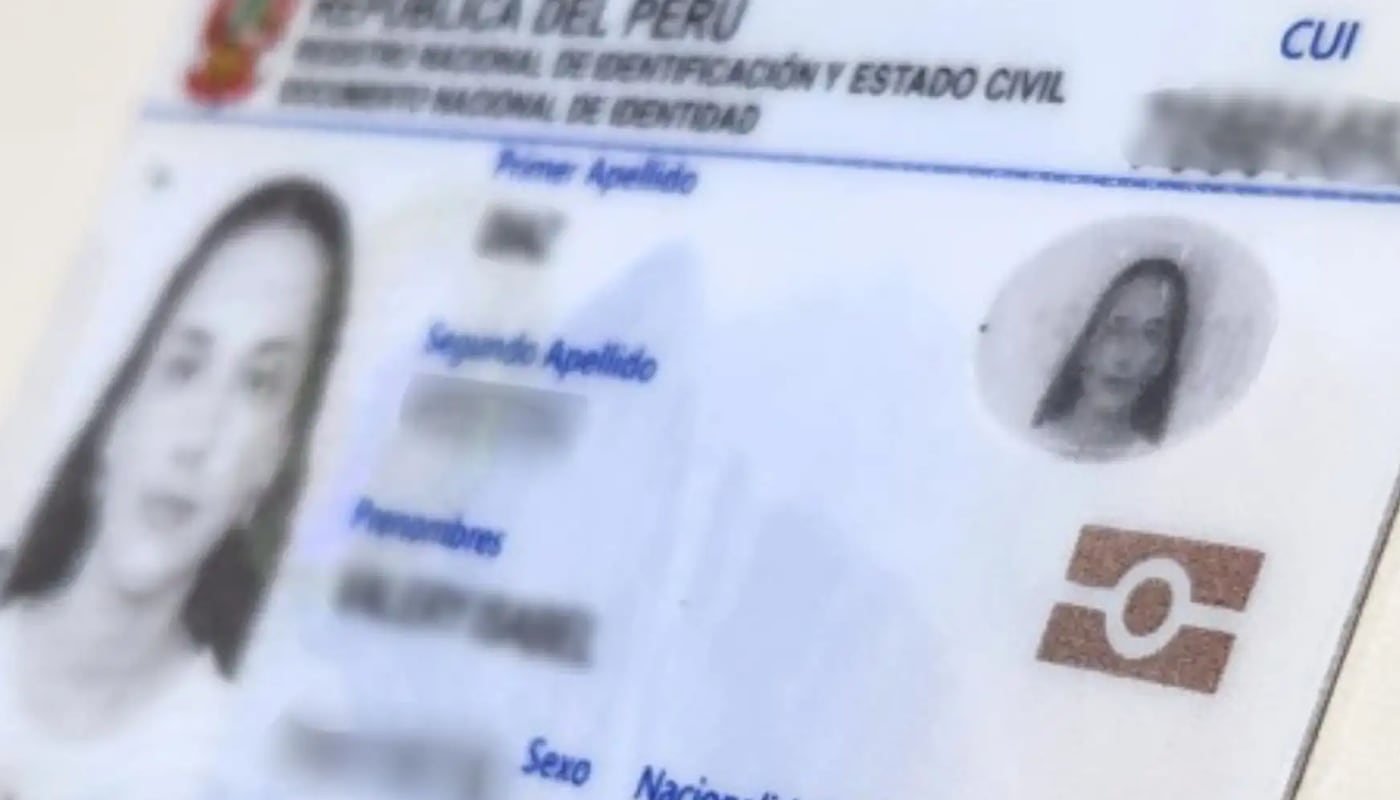 DNI electrónico. | Foto: Andina