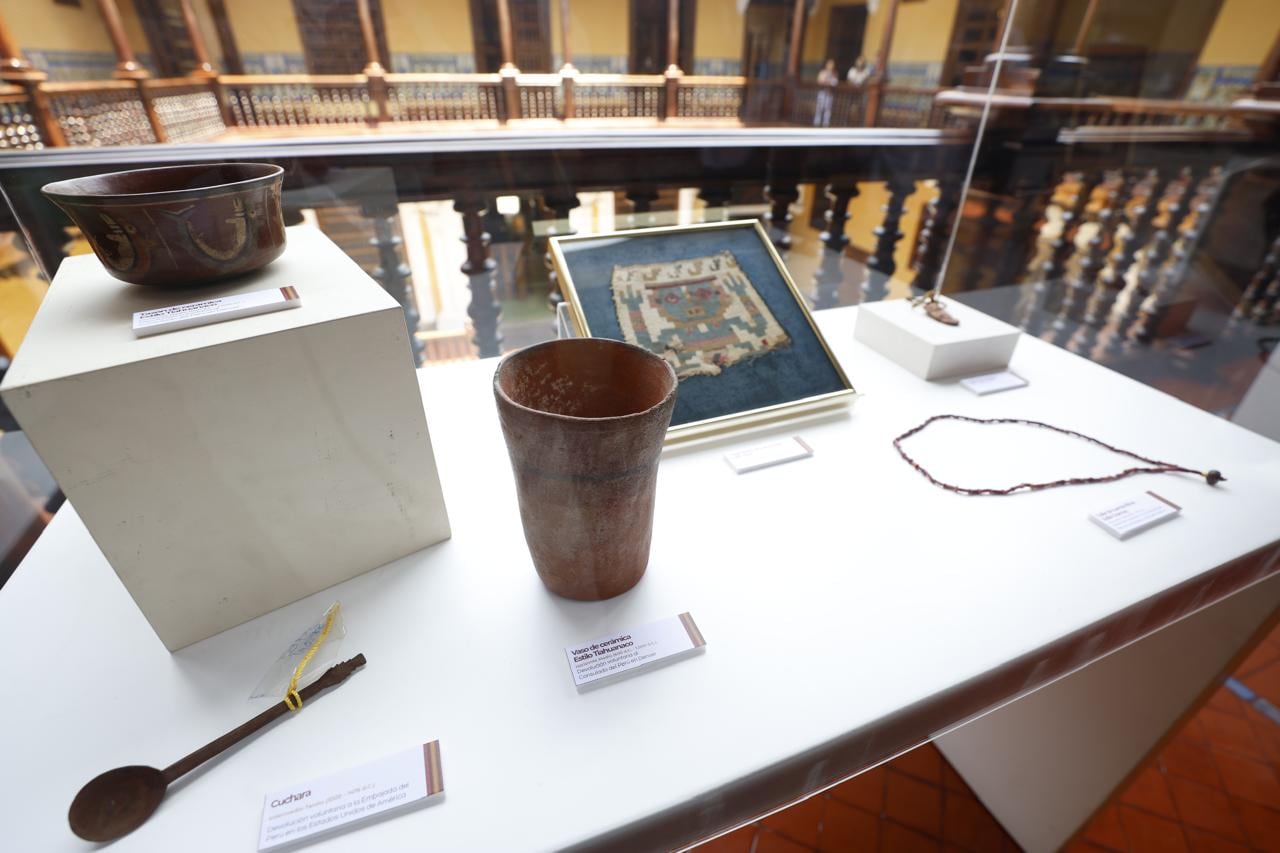 Perú logra la recuperación de 347 bienes culturales repatriados desde Estados Unidos. (Foto: Mincul)