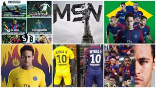 Neymar: memes y fotomontajes del traspase del crack brasileño al PSG