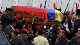 FOTOS: restos de Hugo Chávez recorrieron por última vez las calles de Caracas