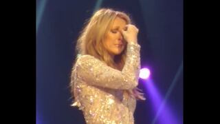El video del preciso momento en que Celine Dion rompe en llanto
