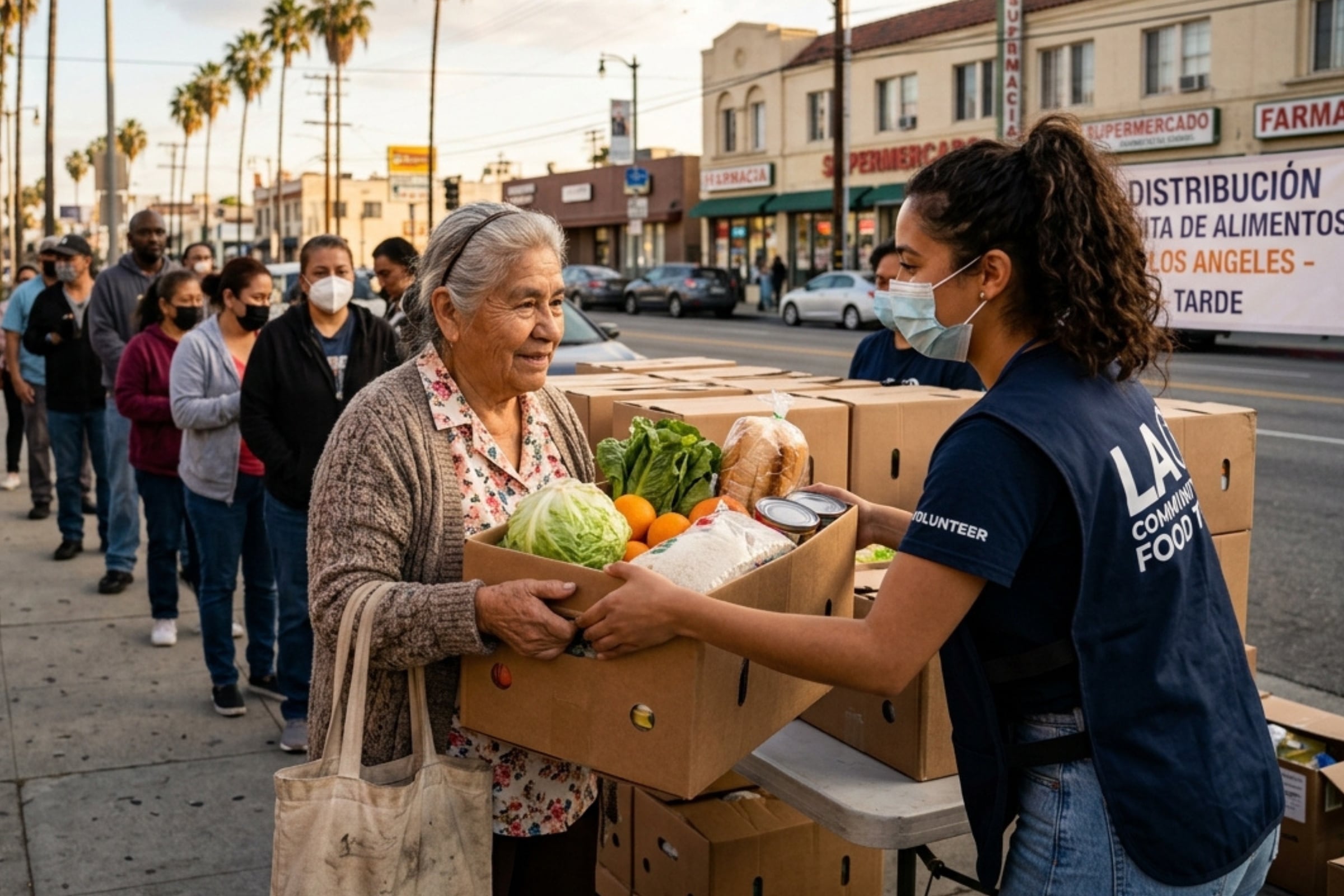 Atención, habitantes de Los Ángeles podrás acceder a alimentos gratis del 24 al 27 de agosto: horarios y despensas disponibles