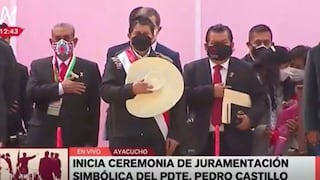 Ayacucho: soprano interpretó el Himno Nacional en quechua durante juramentación simbólica de Pedro Castillo | VIDEO