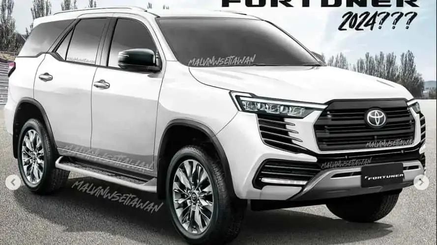 Según el diseño de Malvin W, este sería la apariencia del nuevo Toyota Fortuner.