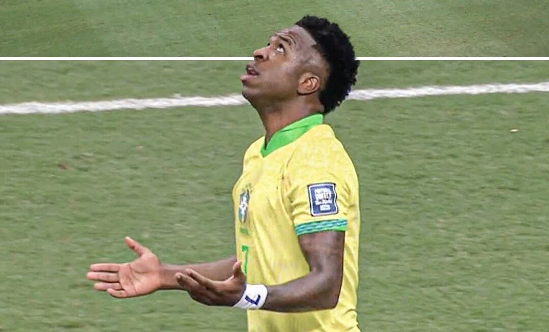 Vinícius Jr marcó el 2-1 para Brasil vs Colombia por la jornada 13 de las Eliminatorias 2026. Mira el gol aquí.