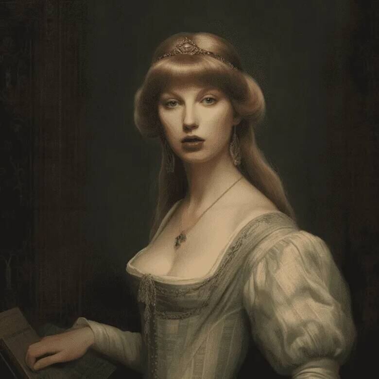 Utilizó la Inteligencia Artificial e imaginó cómo se vería Taylor Swift en una pintura de Leonardo da Vinci.