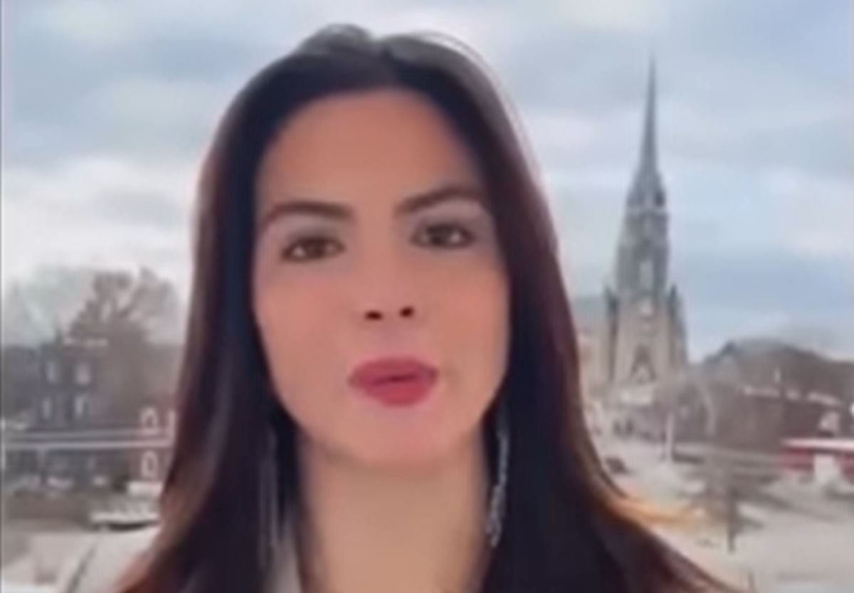 La primera vez que Valentina Gómez incursionó en política fue este 2024 (Foto: Telemundo / YouTube)